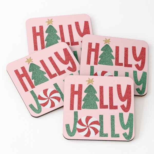 Item preview, Holly Jolly Sparkle designed and sold by Magnolia Valley Art.