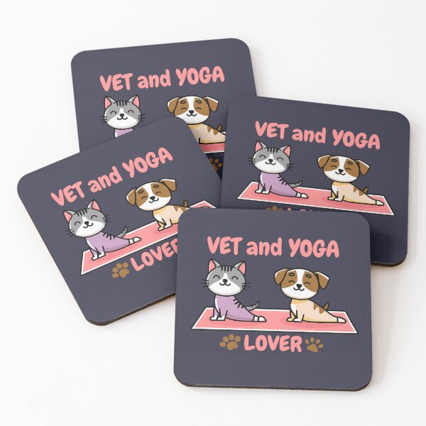 Item preview, Veterinary and Yoga Lover - Zen Design for Animal and Yoga Enthusiasts designed and sold by tinytwist.