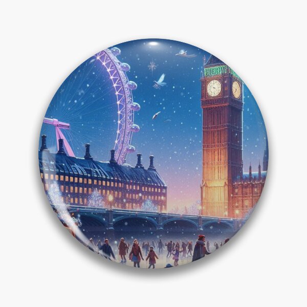 Artikelvorschau, London zu Weihnachten entworfen und verkauft von Hannahb1101.