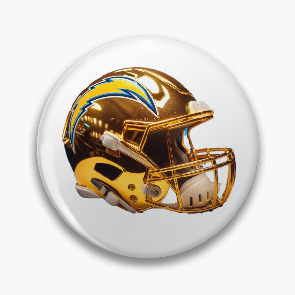 Item preview, Chargers Custom Golden Chrome Helmets designed and sold by Theriddler1.