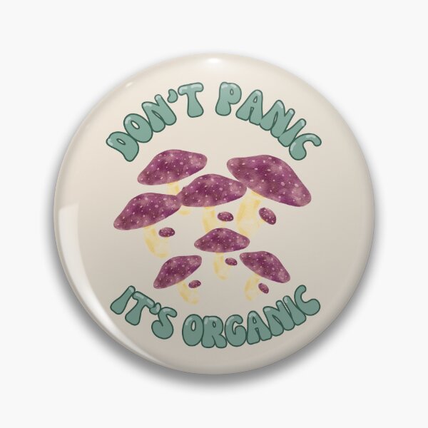 Item preview, don't panic it's organic mushroom designed and sold by Burhan J Tees LTD.