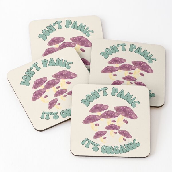 Item preview, don't panic it's organic mushroom designed and sold by Burhan J Tees LTD.