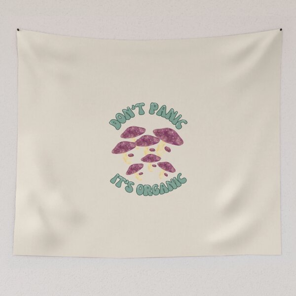 Item preview, don't panic it's organic mushroom designed and sold by Burhan J Tees LTD.