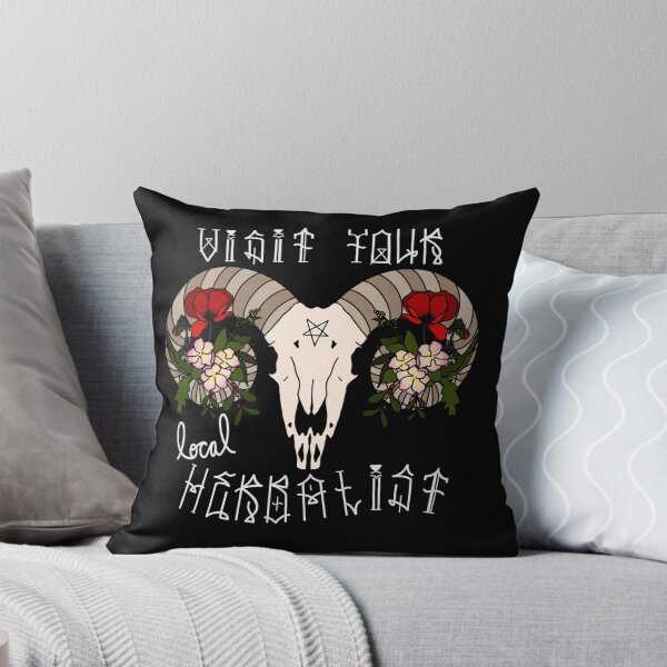Item preview, “Visit Your Local Herbalist” Reproductive Rights Ram Skull  designed and sold by GobboYaga.