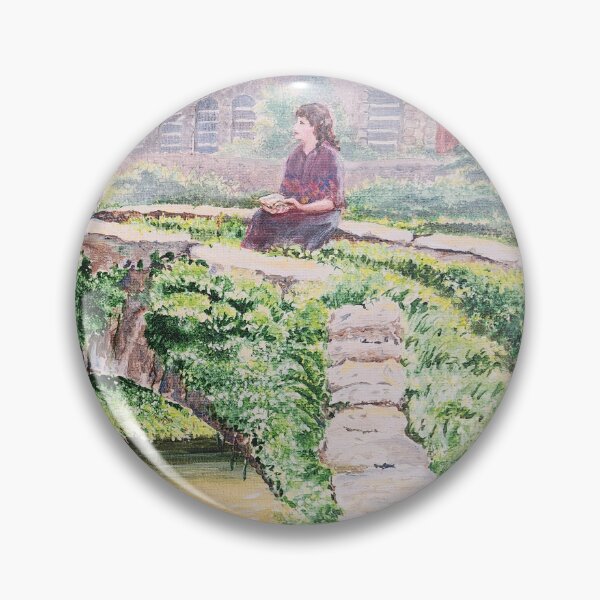 Item preview, Reading the Bible on a Roman bridge in Limpias, Cantabria, Spain designed and sold by MarthaTownerArt.