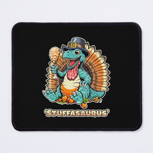Item preview, Funny Thanksgiving Dinosaur Design Stuffasaurus designed and sold by SunNoonPark.