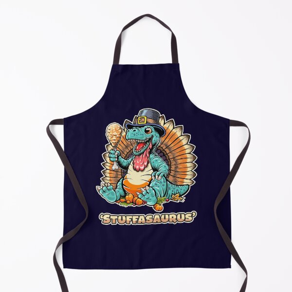 Item preview, Funny Thanksgiving Dinosaur Design Stuffasaurus designed and sold by SunNoonPark.