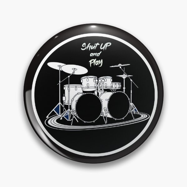 Item preview, shut up and play drums for drummers designed and sold by Eyeba11.