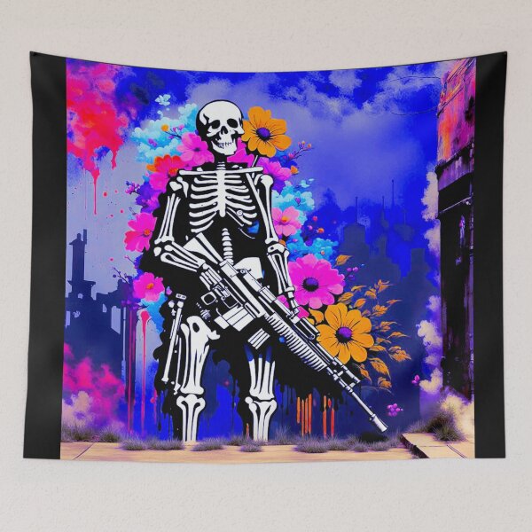 Item preview, MIlitary Skeleton Graffiti  v1 designed and sold by Helios Be. Lavsh.