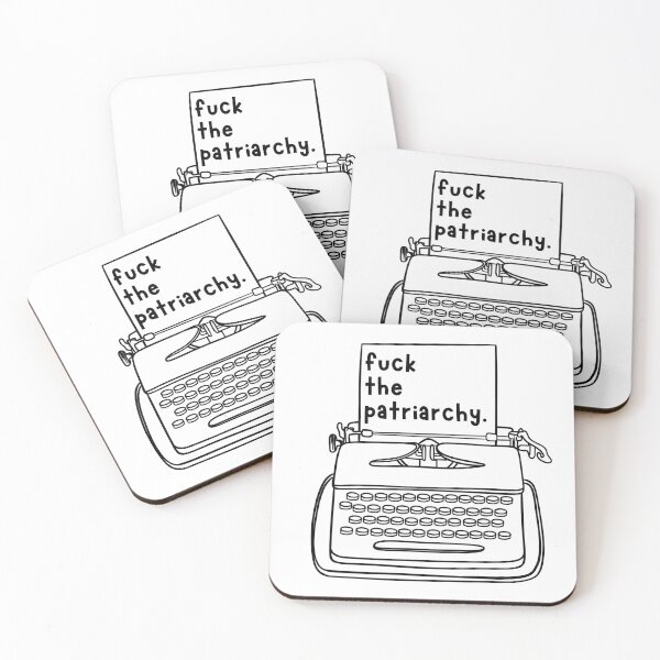 Item preview, Fuck the Patriarchy, Typewriter Feminist designed and sold by MyVioletSkies.