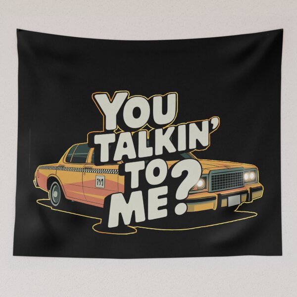 Item preview, Taxi Driver Robert De Niro movie quote. designed and sold by Eyeba11.