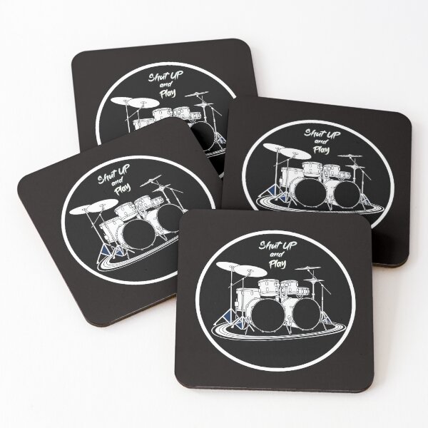 Item preview, shut up and play drums for drummers designed and sold by Eyeba11.