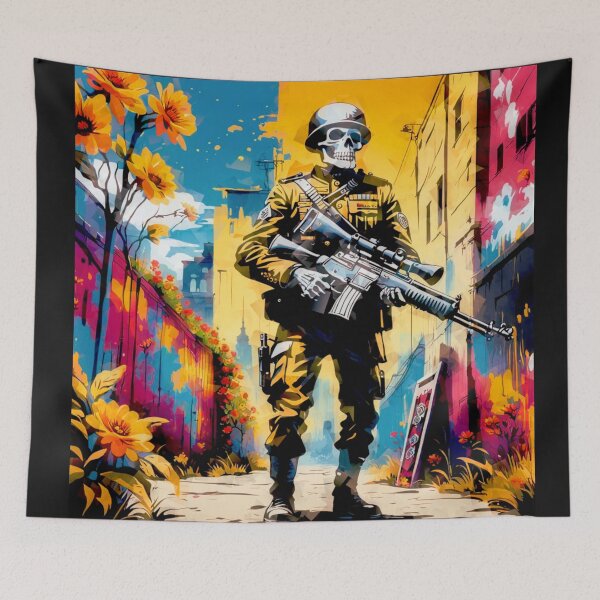 Item preview, MIlitary Skeleton Graffiti  v3 designed and sold by Helios Be. Lavsh.