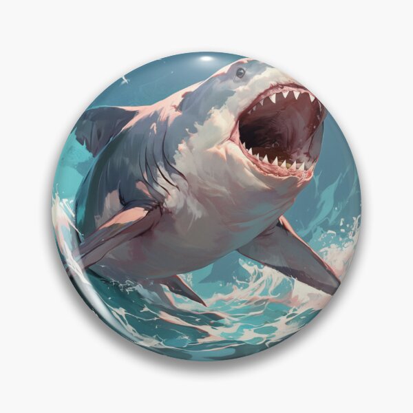 Item preview, Shark, Dangerous shark, Big white shark designed and sold by PatternFly.