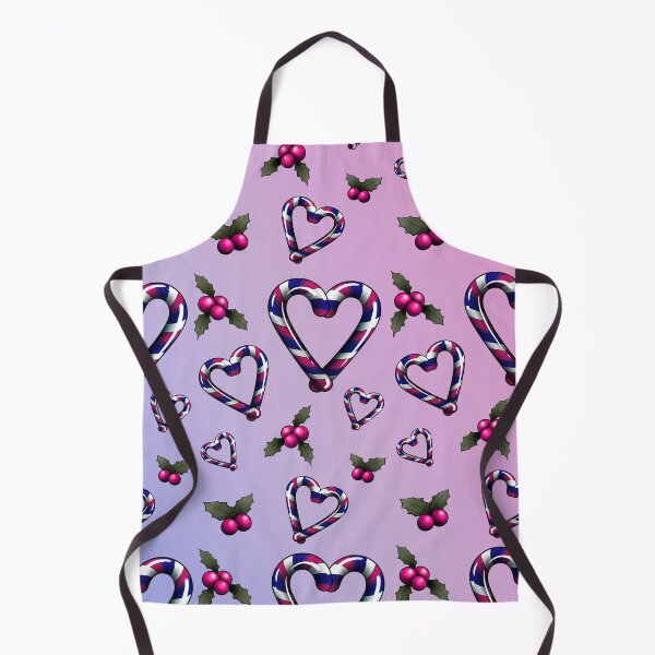 Item preview, Bi Candy Cane Heart  designed and sold by RetroCoven.