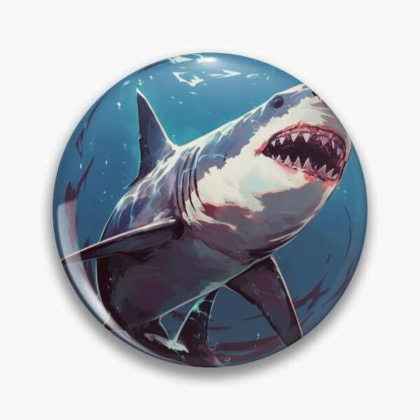 Item preview, Shark, Dangerous shark, Big white shark designed and sold by PatternFly.