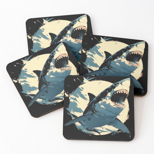 Item preview, Shark, Dangerous shark, Big white shark designed and sold by PatternFly.