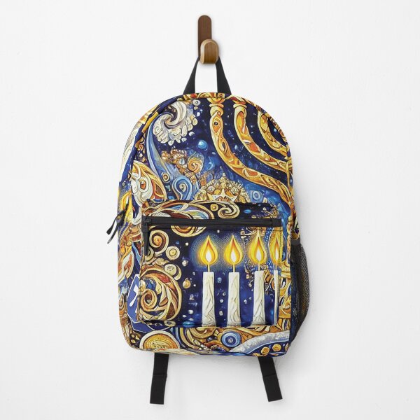 Item preview, Ornate Hanukkah Menorah Illustration – Festive and Artistic Holiday Design designed and sold by Gold Turtle Lina.