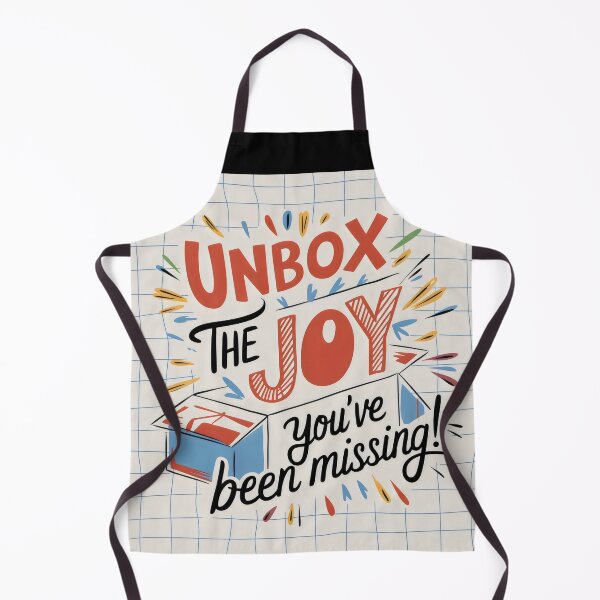 Item preview, Unbox the Joy Motivational Typography Art designed and sold by Pastel-Pulse.