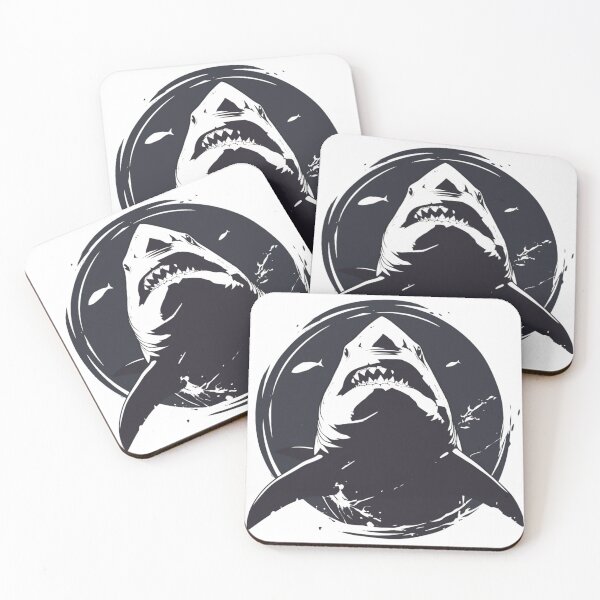 Item preview, Shark, Dangerous shark, Big white shark designed and sold by PatternFly.