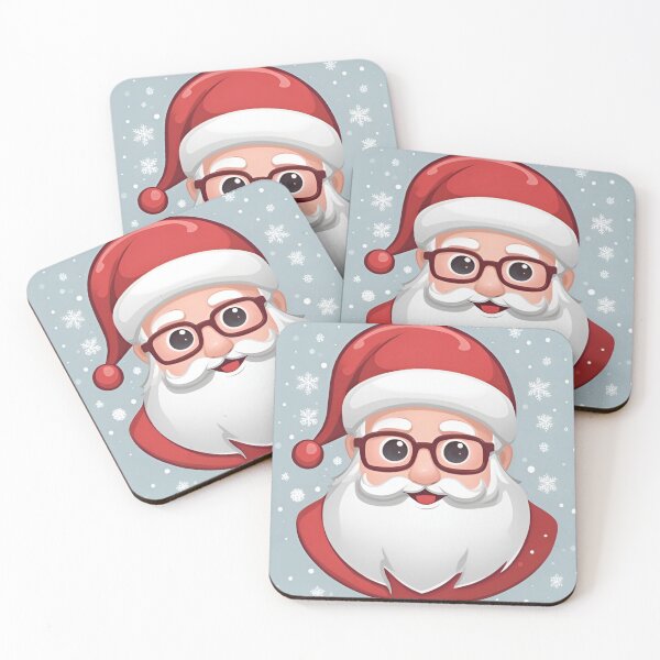 Item preview, Santa Emoji designed and sold by DesignByPotatos.