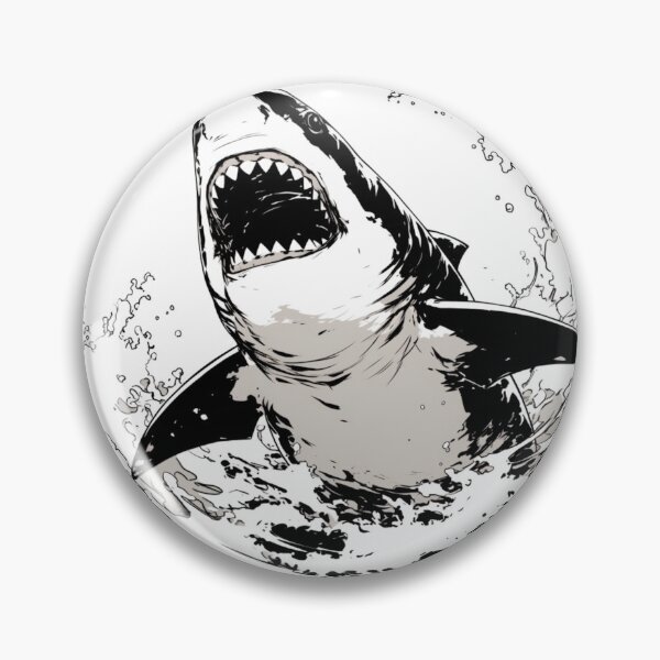 Item preview, Shark, Dangerous shark, Big white shark designed and sold by PatternFly.