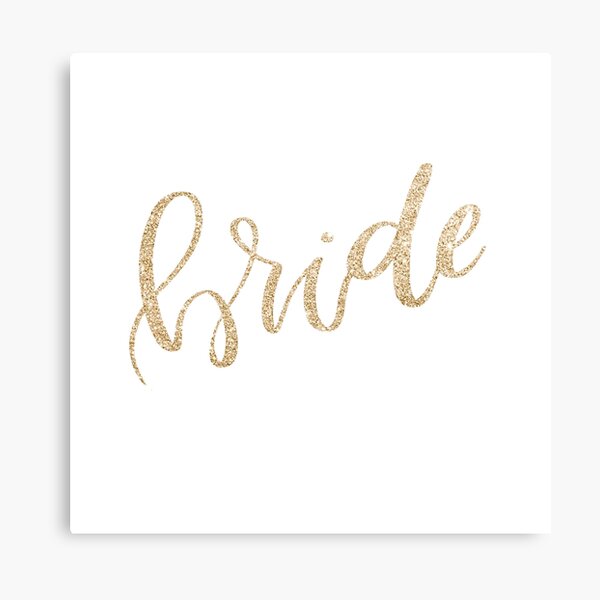 Bride by Alice Monber Canvas Print