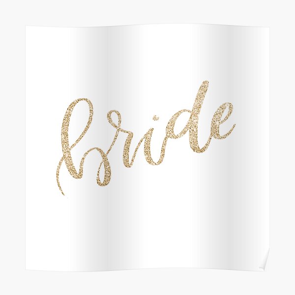 Bride by Alice Monber Poster