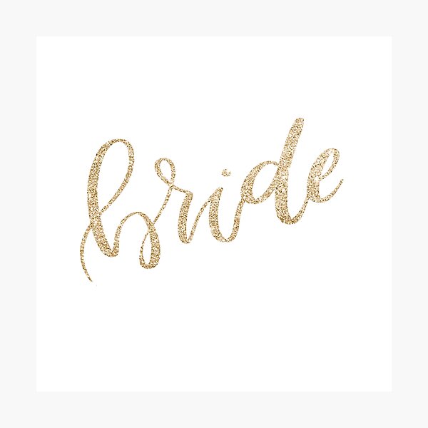 Bride by Alice Monber Photographic Print