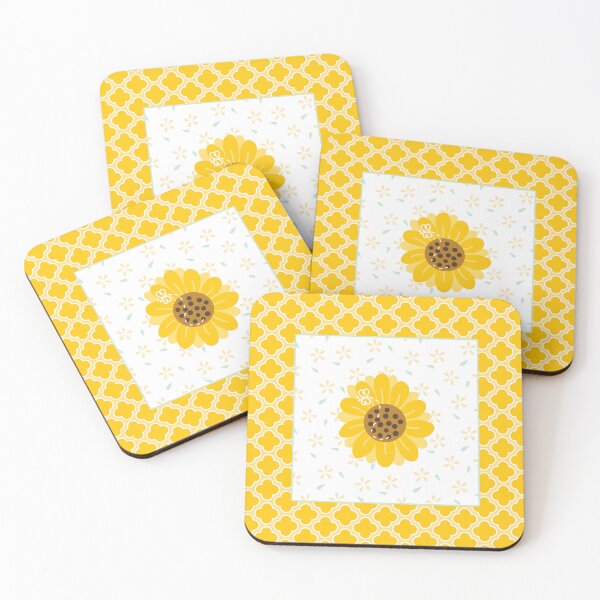 Item preview, Arabesque Honeycomb and Sunflower with Butterfly designed and sold by MarikaJohnson.