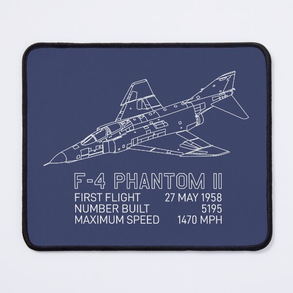 Item preview, F-4 Phantom II American Jet Plane Infographic Diagram designed and sold by MilitaryMart.