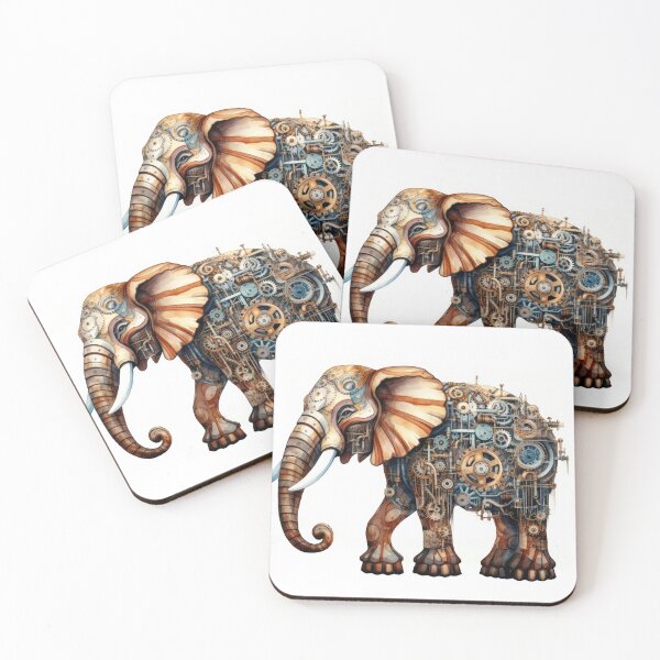 Item preview, Ellie the Steampunk Elephant  designed and sold by SuziQPrayers427.