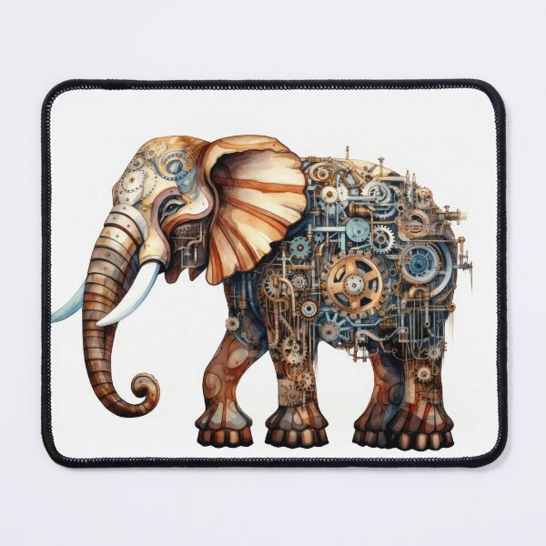 Item preview, Ellie the Steampunk Elephant  designed and sold by SuziQPrayers427.