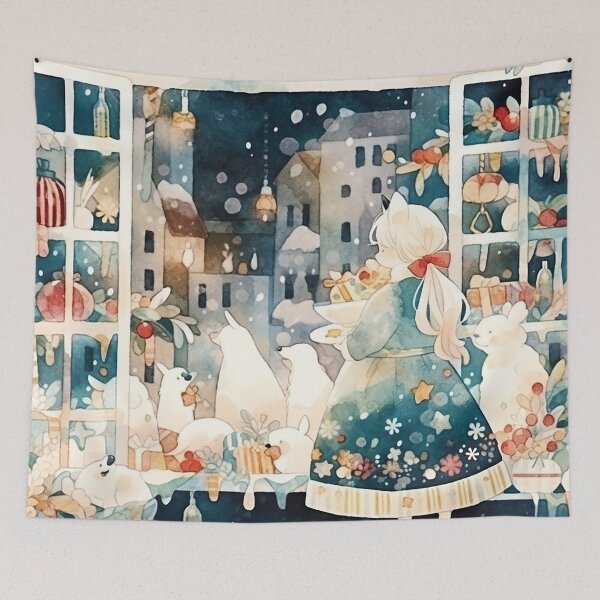 Item preview, Cozy Christmas by the Window designed and sold by C-R-I.