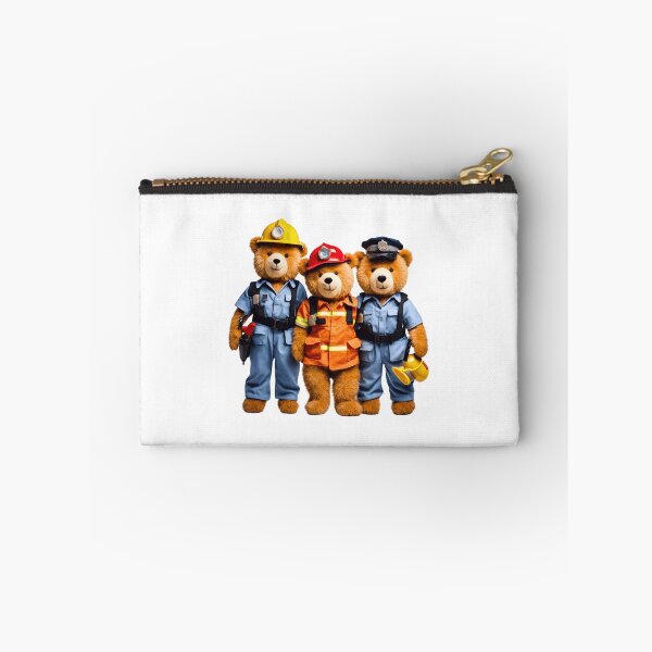 Item preview, Funny First Responder Teddy Bears in Uniform - Firefighter, Cop & Paramedic Style designed and sold by Fredster1966.