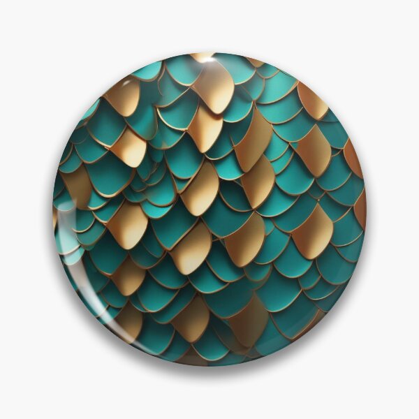 Item preview,  Mid-Century Overlapping Fish Scales & Feathers Pattern for Backgrounds designed and sold by hjian8219.