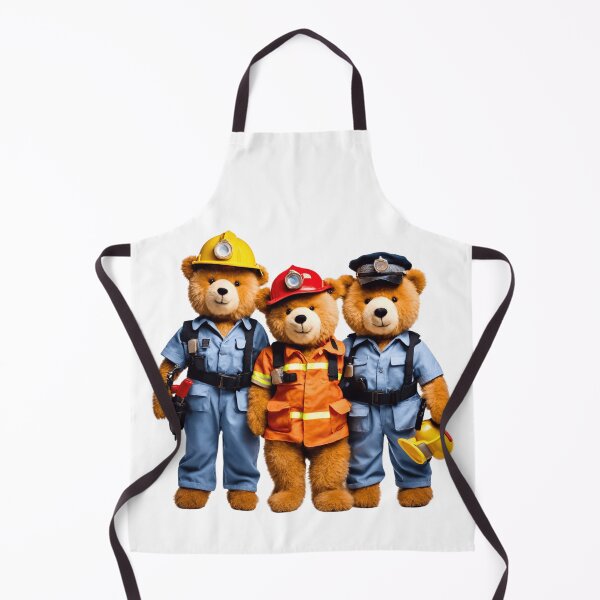 Item preview, Funny First Responder Teddy Bears in Uniform - Firefighter, Cop & Paramedic Style designed and sold by Fredster1966.