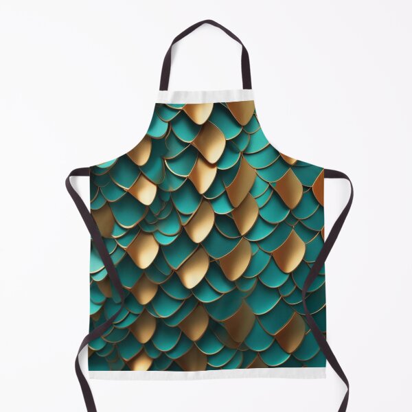 Item preview,  Mid-Century Overlapping Fish Scales & Feathers Pattern for Backgrounds designed and sold by hjian8219.