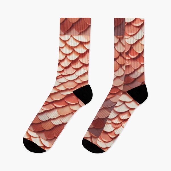 Item preview,  Mid-Century Overlapping Fish Scales & Feathers Pattern for Backgrounds designed and sold by hjian8219.