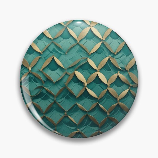 Item preview,  Mid-Century Overlapping Fish Scales & Feathers Pattern for Backgrounds designed and sold by hjian8219.