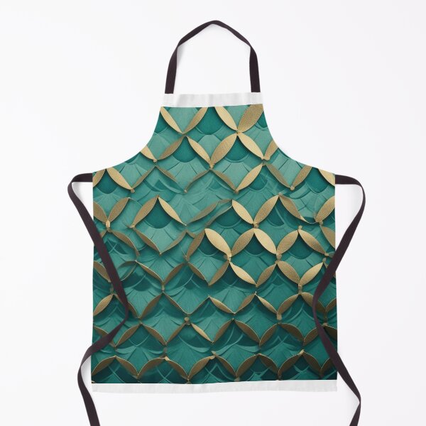 Item preview, Mid-Century Overlapping Fish Scales & Feathers Pattern for Backgrounds designed and sold by hjian8219.