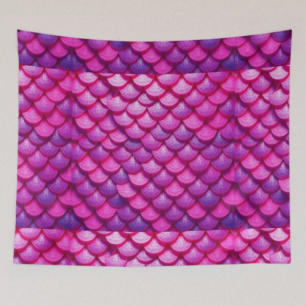 Item preview,  Mid-Century Overlapping Fish Scales & Feathers Pattern for Backgrounds designed and sold by hjian8219.