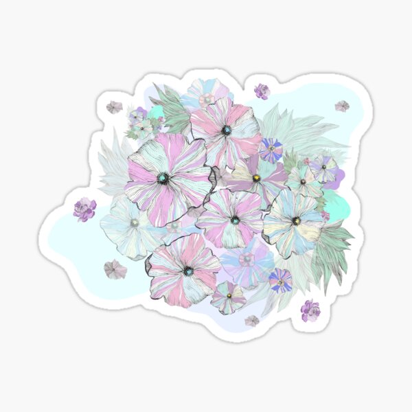Item preview, Delicate Pastel Blossoms designed and sold by DaringWeaves.