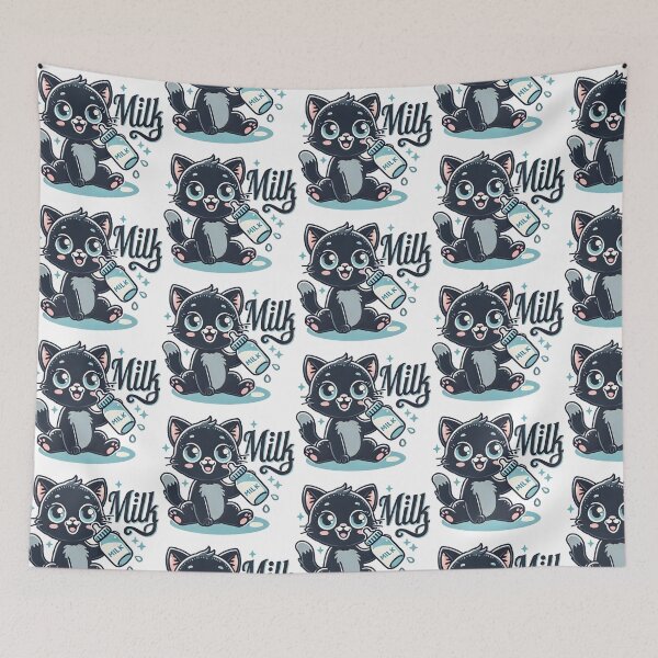 Item preview, Black Kitten Smiling T-Shirt designed and sold by DesignHub.