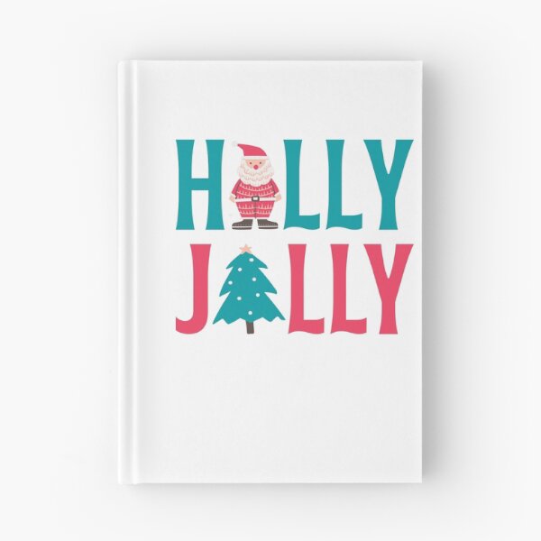 Item preview, Holly Jolly Cute Santa Christmas Tree designed and sold by Magnolia Valley Art.