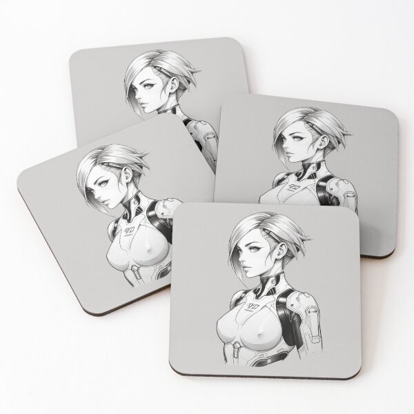 Item preview, Cyborg Girl designed and sold by ArtCraftLab.