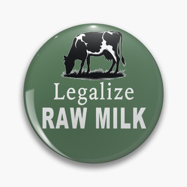 Item preview, Legalize Raw Milk, Gift for organic farmers designed and sold by TaraGbear.