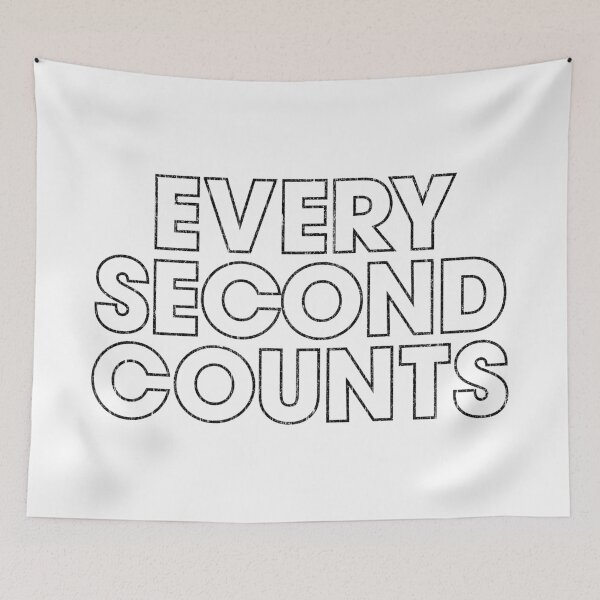 Item preview, Every Second Counts (Variant) designed and sold by huckblade.