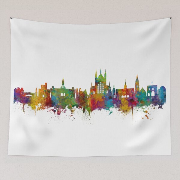 Artikelvorschau, Winchester England Skyline entworfen und verkauft von ArtPrints.