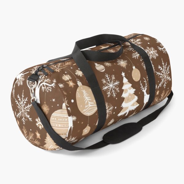 Item preview, Brown Christmas Pattern with Cream designed and sold by Ciervo Primavera.